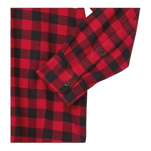 AMAZON Essentials Mens Regular Fit Buffalo Plaid Flannel Shirt Size S - Picture 7 of 7
